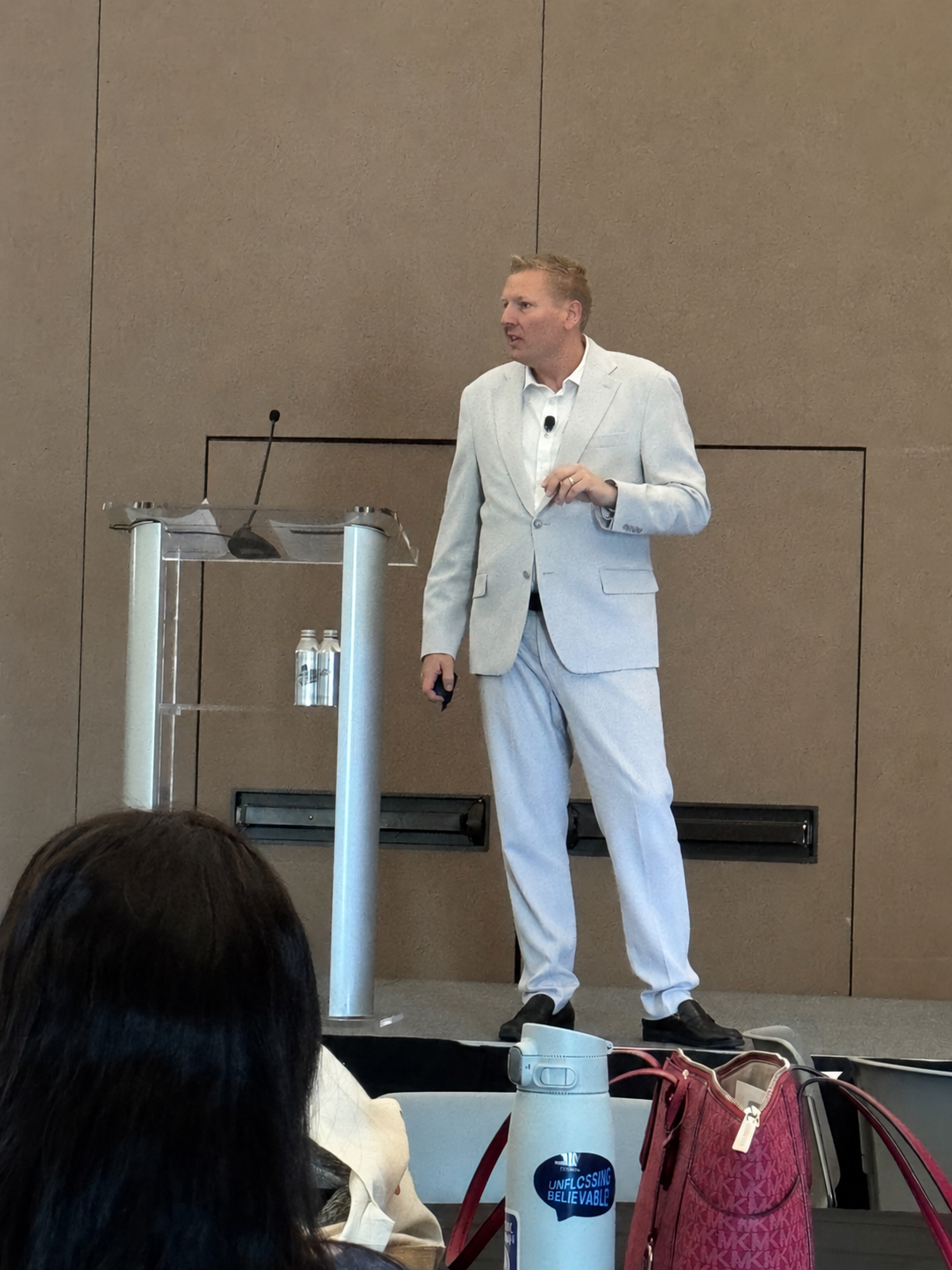 Todd King, founder of J.T. King Investments, speaking at an event